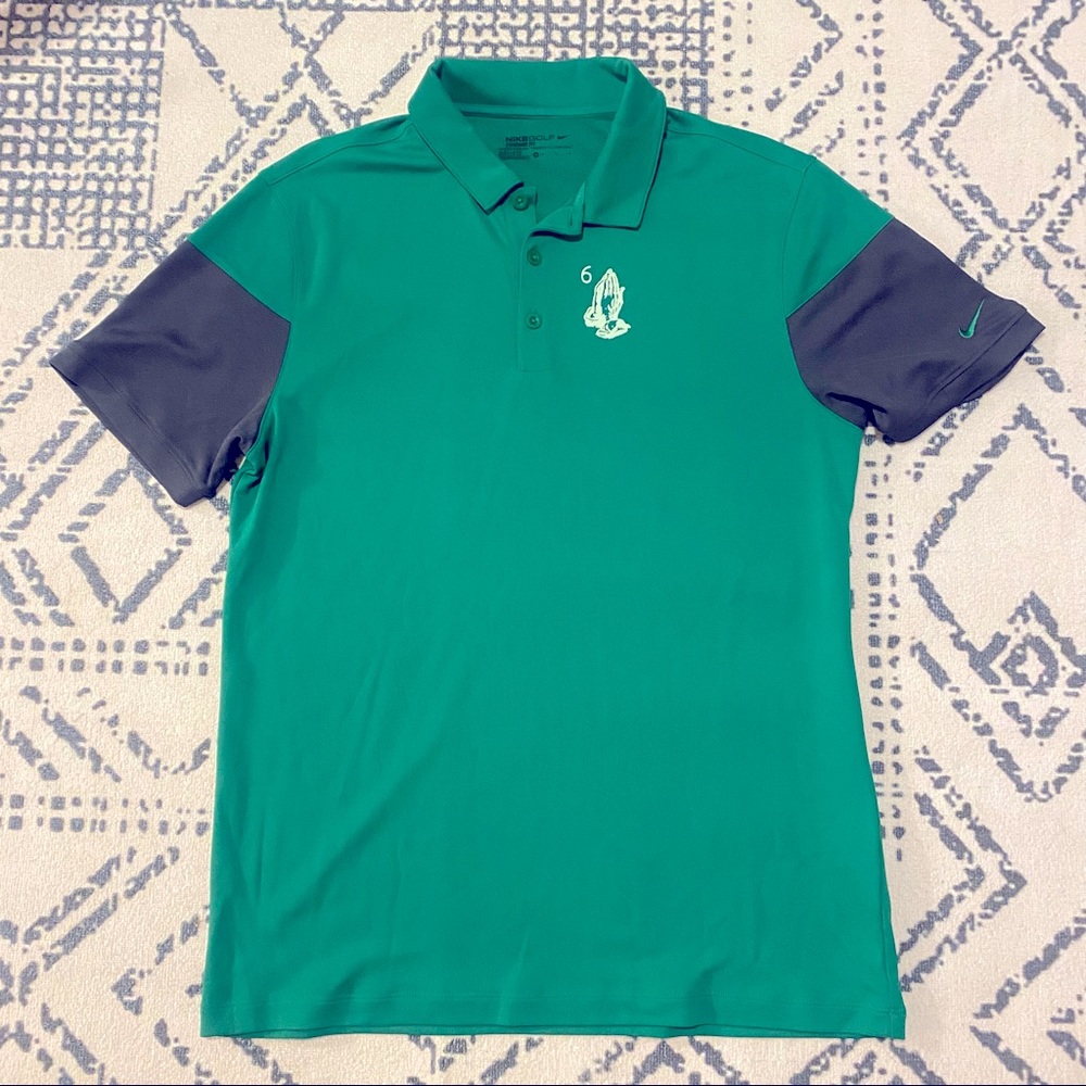 Men’s Nike golf shirt with Drake 6 god hands!